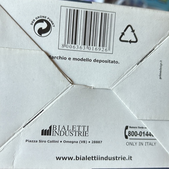 Bialetti Casa Italia Venus 4-Cup Stove Top Espresso Maker - Picture 10 of 10